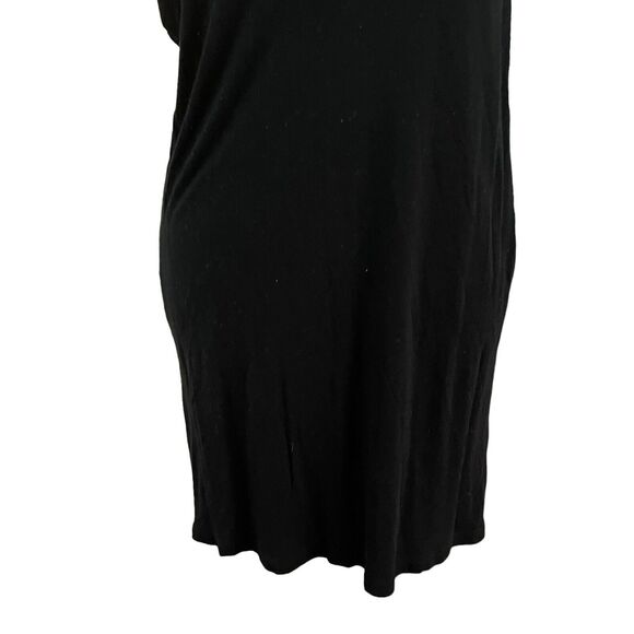 GAP Womens Plus 2XL Blouse Sleeveless Long Tank Solid Black Soft Stretch Tee - Picture 8 of 10